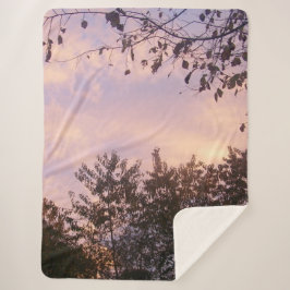 Beauty of the Dusk Sherpa Blanket Deken