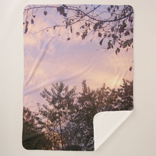 Beauty of the Dusk Sherpa Blanket Deken (Voorkant)