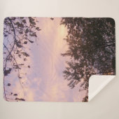 Beauty of the Dusk Sherpa Blanket Deken (Voorkant (horizontaal))