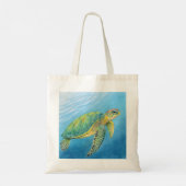 Beauty of the turtle tote bag (Achterkant)