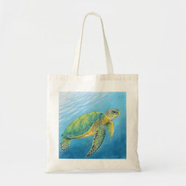 Beauty of the turtle tote bag