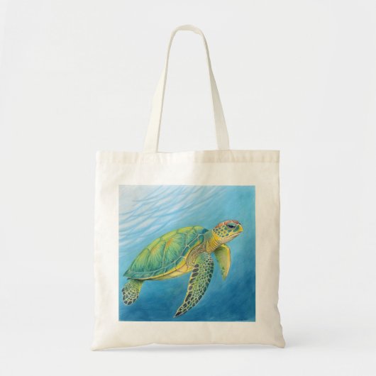 Beauty of the turtle tote bag (Voorkant)
