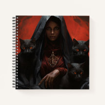 Beauty of the Woman and Her Cats