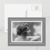  Beauty - Ongeduldig - in zwart-wit Briefkaart (Voorkant / Achterkant)