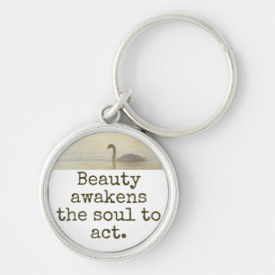 Beauty ontwaakt de sol om te handelen - Beauty Quo Sleutelhanger