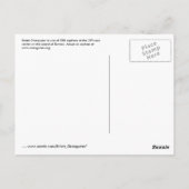 Beauty Pageant-activist Briefkaart (Achterkant)