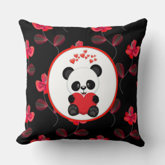 Beauty panda kussen ontwerp