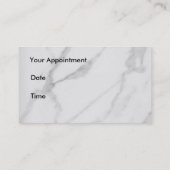 Beauty Parlor Appointment Card Afsprakenkaartje (Achterkant)