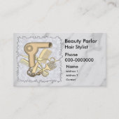 Beauty Parlor Appointment Card Afsprakenkaartje (Voorkant)
