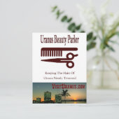 Beauty Parlor Briefkaart (Staand voorkant)
