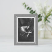 Beauty - Pearl Ketting - in zwart en wit Briefkaart (Staand voorkant)