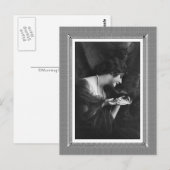 Beauty - Pearl Ketting - in zwart en wit Briefkaart (Voorkant / Achterkant)