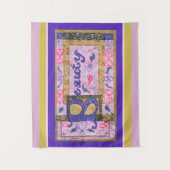 Beauty Persian medieval tapegeïnspireerd design Wandkleed (Voorkant)