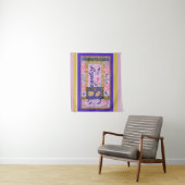 Beauty Persian medieval tapegeïnspireerd design Wandkleed (In situ)