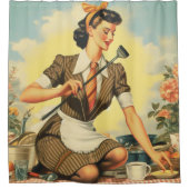  Beauty Pin-Up Douchegordijn (Voorkant)