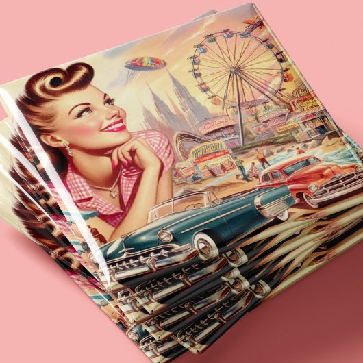  Beauty Pin-Up Illustratie Magneet