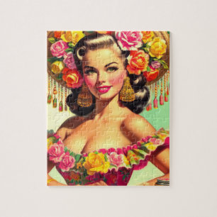  Beauty Pin-up Schilderen Legpuzzel