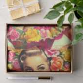  Beauty Pin-up Schilderen Tissuepapier (Geschenk)