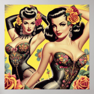  Beauty Pin-ups Poster