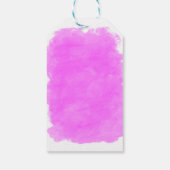 Beauty Pink Splotch Glamor Birthday Gift Label Cadeaulabel (Achterkant)