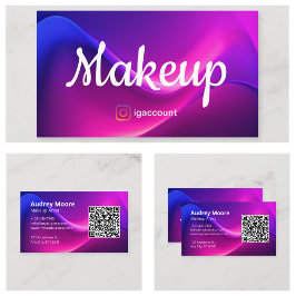 Beauty Professionals Make-up Artiest QR Code Visitekaartje