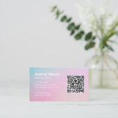 Beauty Professionals Make-up Artiest Visitekaartje (Staand voorkant)