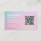 Beauty Professionals Make-up Artiest Visitekaartje (Voorkant)