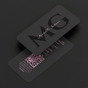 Beauty Professionele Esthetische Zwart Roze Market Visitekaartje