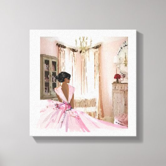 Beauty Queen Canvas Afdruk (Voorkant)