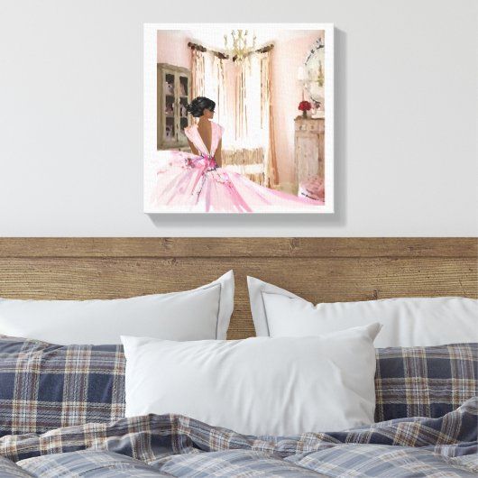 Beauty Queen Canvas Afdruk (Insitu (Slaapkamer))