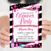 Beauty Queen Glamour Party Verjaardag Uitnodiging