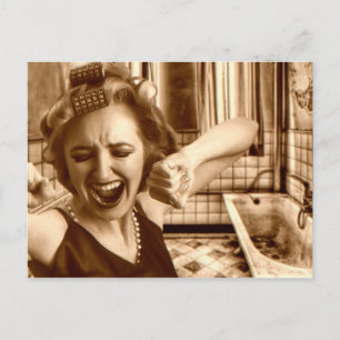 Beauty Queen in de ochtend Briefkaart