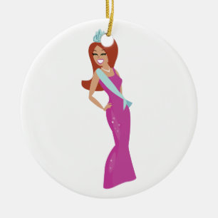 Beauty Queen Keramisch Ornament