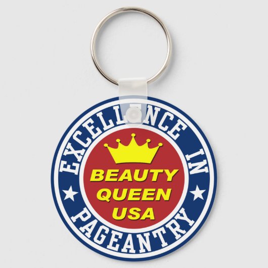Beauty Queen Key Ring Sleutelhanger (Voorkant)