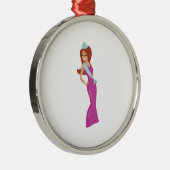 Beauty Queen Metalen Ornament (Rechts)