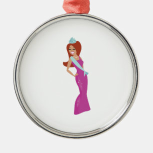 Beauty Queen Metalen Ornament