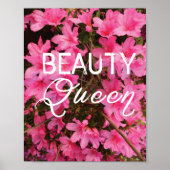 Beauty Queen Typography Print (Voorkant)