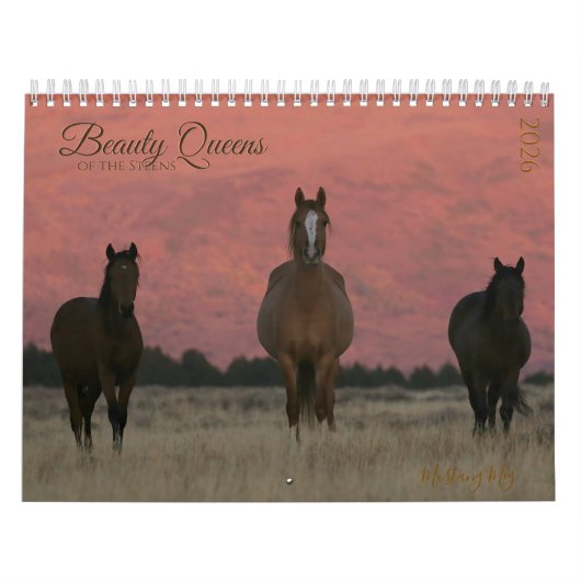"Beauty Queens" MustangWild 2026 Calendar  Kalender (Hoes)