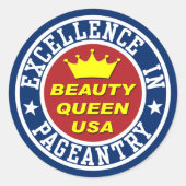 Beauty Queen's Pageant Sticker (Voorkant)