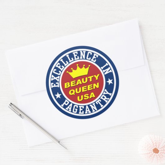 Beauty Queen's Pageant Sticker (Envelop)