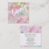 *~* BEAUTY Rainbow Gold Grunge Visitekaartje (Voorkant / Achterkant)