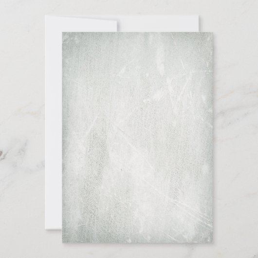 Beauty Roos Dome Winter Floral Vrijgezellenfeest Kaart (Achterkant)