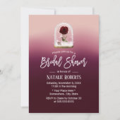 Beauty Roos Flower Dome Fairy Tale Vrijgezellenfee Kaart (Voorkant)