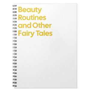 Beauty Routines Funny Quote Notitieboek