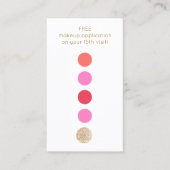 Beauty Salon 5 Punch Klantloyaliteit Klantenkaartje (Voorkant)