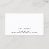 Beauty Salon 6 Punch klantenkaart Klantenkaartje (Achterkant)