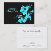 Beauty Salon Appointment Card Afsprakenkaartje (Voorkant / Achterkant)