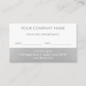 Beauty Salon Appointment Card Informatiekaartje (Voorkant)