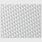 Beauty Salon, Barbershop Gentle Shave Hydrate Cadeaupapier (Vlak)