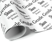 Beauty Salon, Barbershop Gentle Shave Hydrate Cadeaupapier (Rol Hoek)